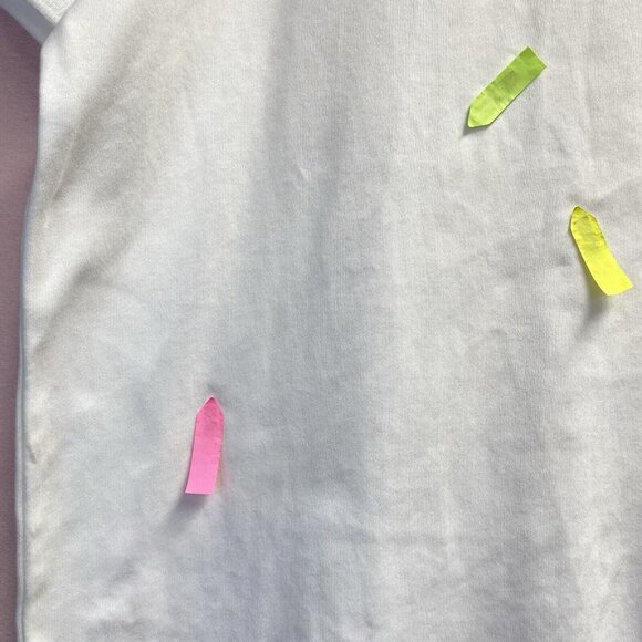 Nautica Classic Fit Short Sleeve Dual Tipped Collar Polo Shirt Men Medium White - Picture 5 of 16